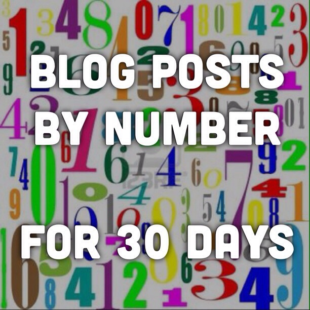 Numbeer Blog June is Blog Posts by Number Month (Plus a BlogHop) | OldDogNewTits